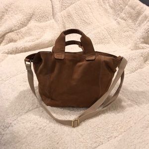 Leather bag- coca color in great condition